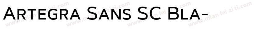 Artegra Sans SC Bla字体转换